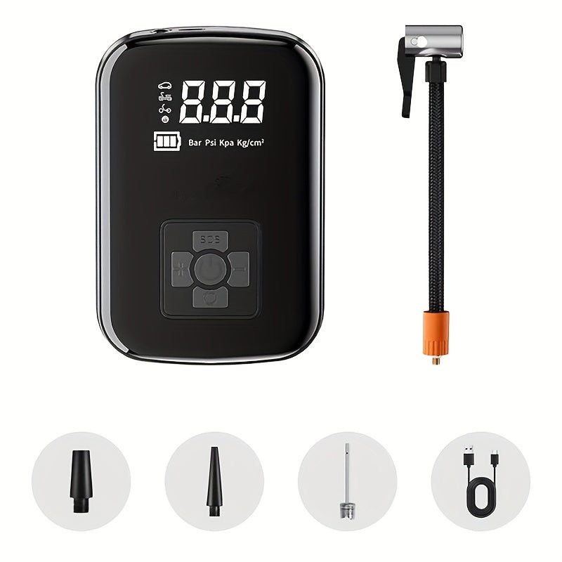 PCMOS AirPro — Compresor de Aire Portátil Inalámbrico para Auto y Moto