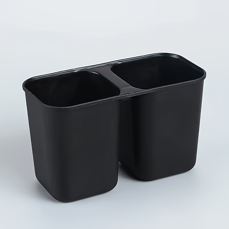 DryNest RR — Escurridor de Platos Compacto con Porta Utensilios (Estante Colgante, Plástico Resistente, Ahorra Espacio)