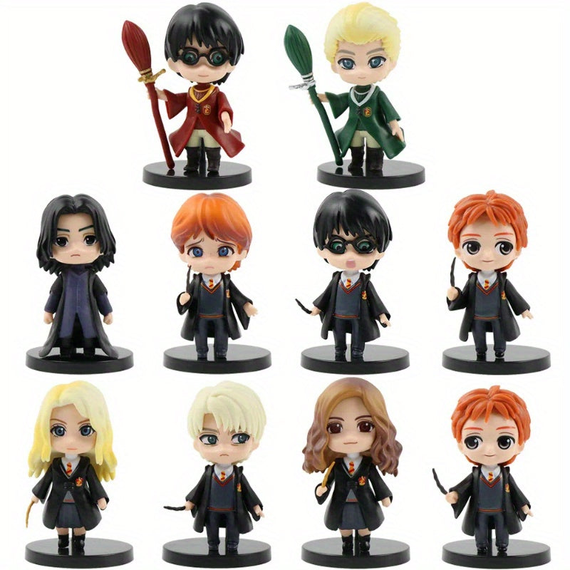 Wizards of the saga — Harry Potter Collectible Figures (10 Pieces)