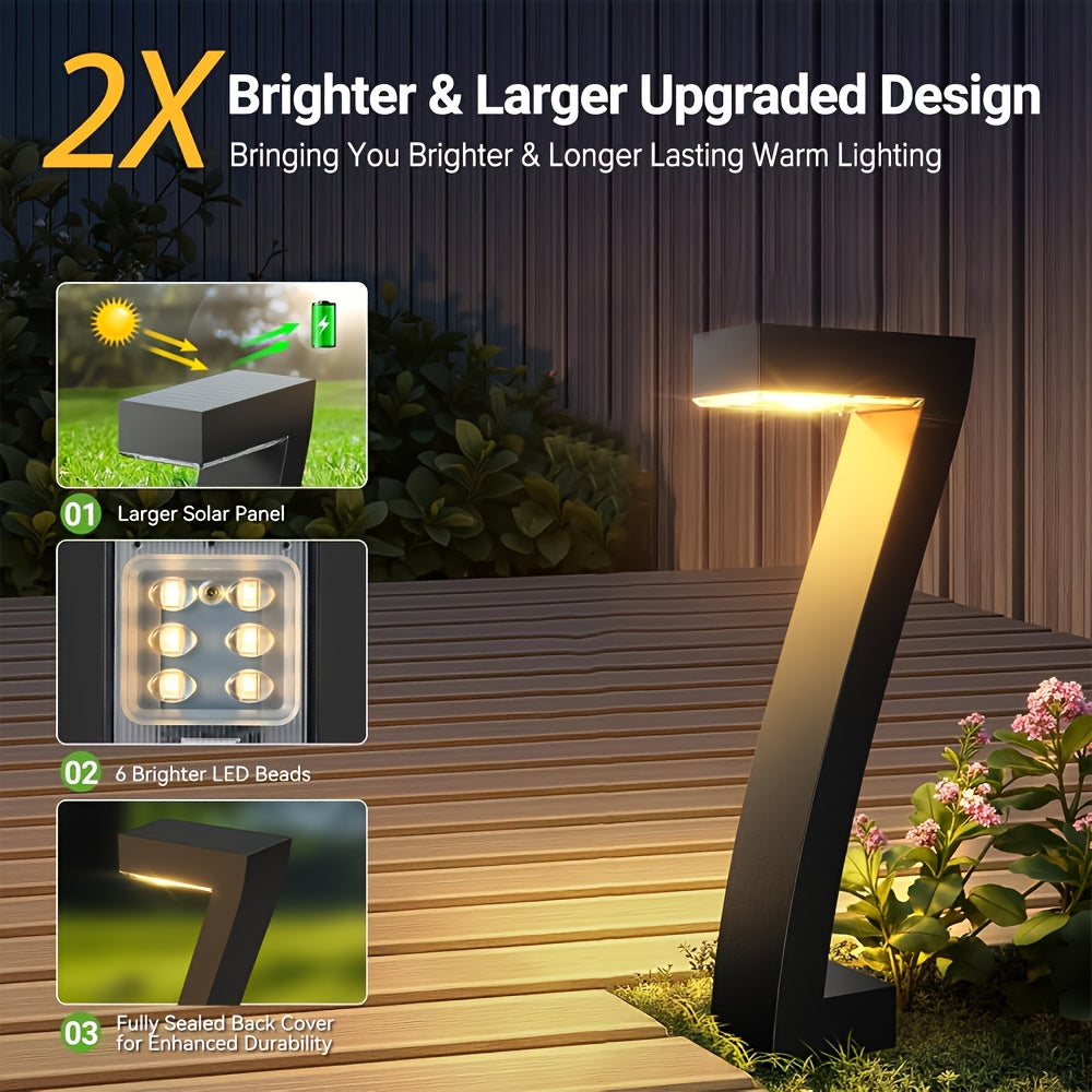 PathGlow LiHang — Set de 4 Luces Solares LED para Jardín y Caminos (IP65)