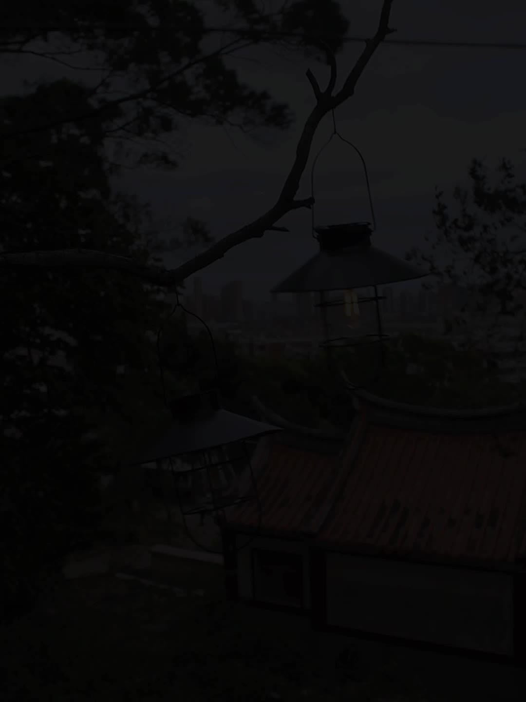 SolarGlow Vintage — Set de 2 Faroles Solares LED Colgantes para Exterior (Negro)