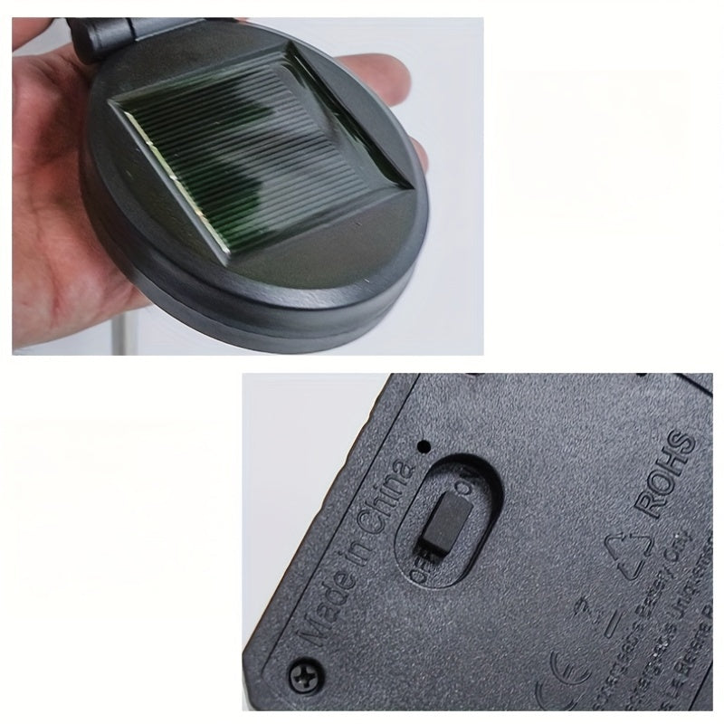 LuzMedusa CP — Set of 2 Decorative Solar Lights in the Shape of a Star Jellyfish (5 Layers, 7 Colors, Solar Rechargeable)