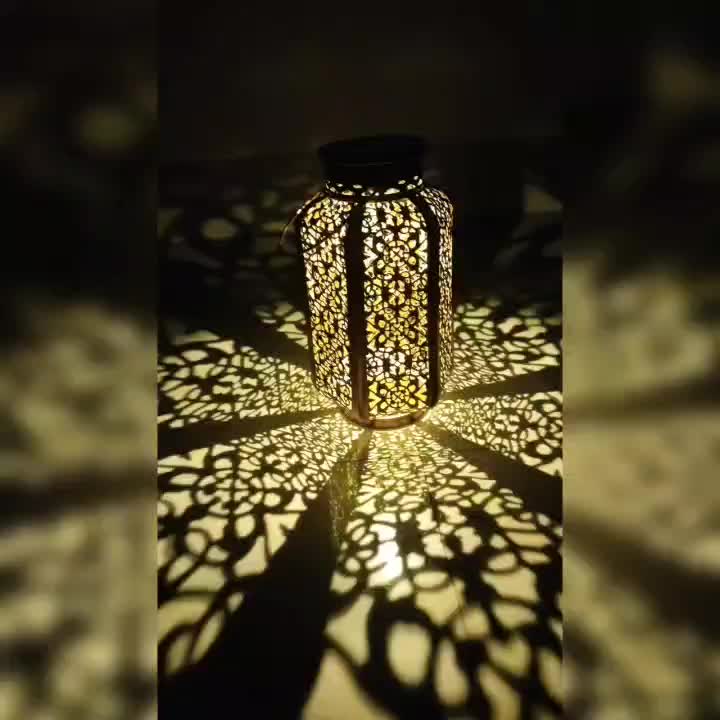 LuzPaisaje MJ — Decorative Solar Garden Lamp with Varnished Finish (600 mAh, No Remote Control)