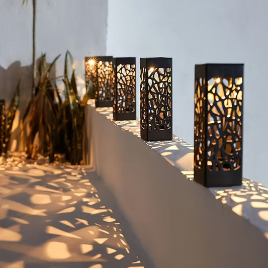 LuzAura HC — Set de 6 Lámparas Solares Decorativas para Jardín y Caminos