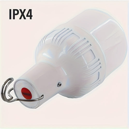 LiHangStar KT — Set de 4 Linternas LED Recargables USB para Camping y Emergencias (Blancas, IPX4, Diseño Portátil)