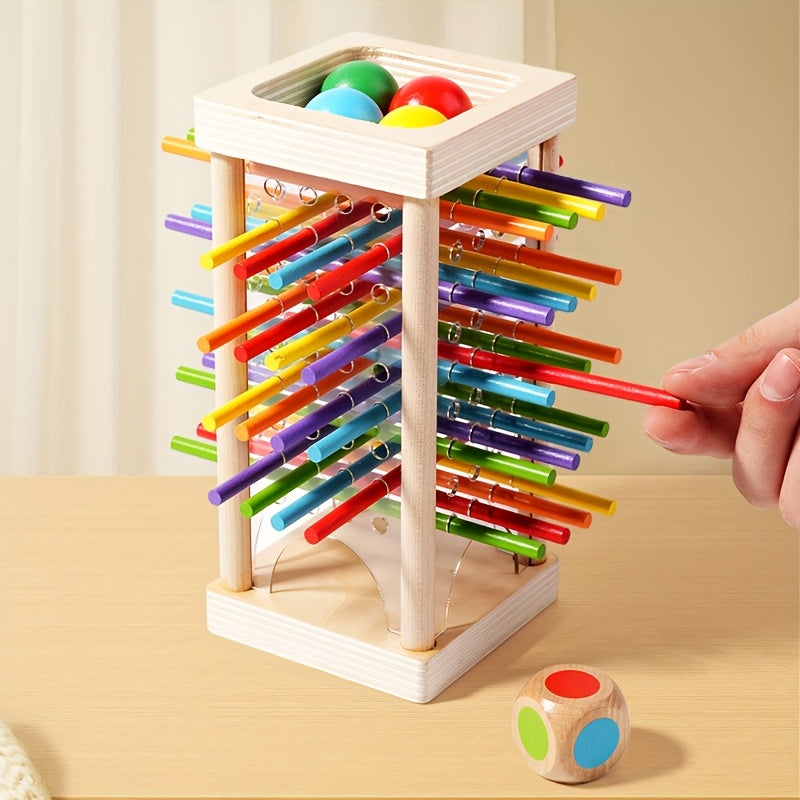 Wooden stick games, wooden educational children's toys, essential parent-child games, interactive toys and games, exercise logical thinking skills, Easter, Thanksgiving perfect gift