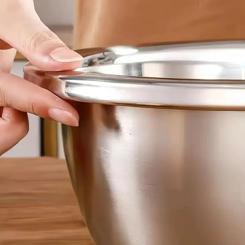 BEQ KT — Set de 2 Bowls Coladores de Acero Inoxidable con Microperforación (Gran Capacidad, Lavables en Lavavajillas)