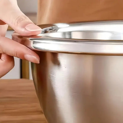 BEQ KT — Set de 2 Bowls Coladores de Acero Inoxidable con Microperforación (Gran Capacidad, Lavables en Lavavajillas)