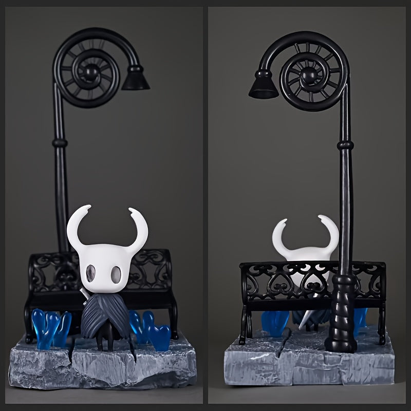 ✨ Big-Eyed Night — Escultura Bajo el Farol