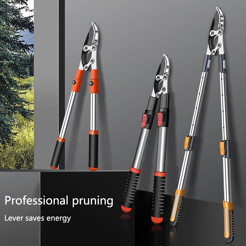 Heavy-Duty Garden Pruning Shears with SK5 Blades, Suitable for Thick Branches - Manual Non-Electric Professional Grade, Ergonomic Handle, Durable Metal Blade and Comfortable Grip - Home Gardening Fruit Tree & Branch Trimming