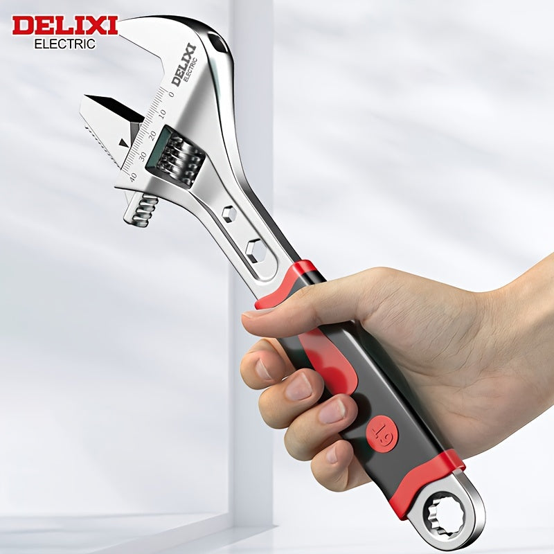 DELIXI ProGrip — Llave Ajustable Profesional 20,32 cm