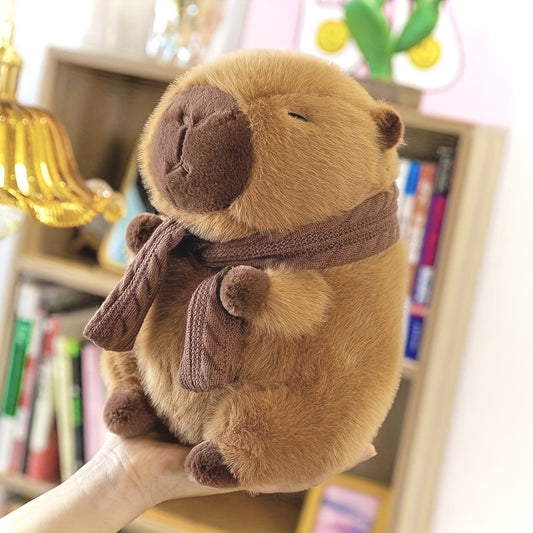 CozyCapy — Peluche de Carpincho con Bufanda