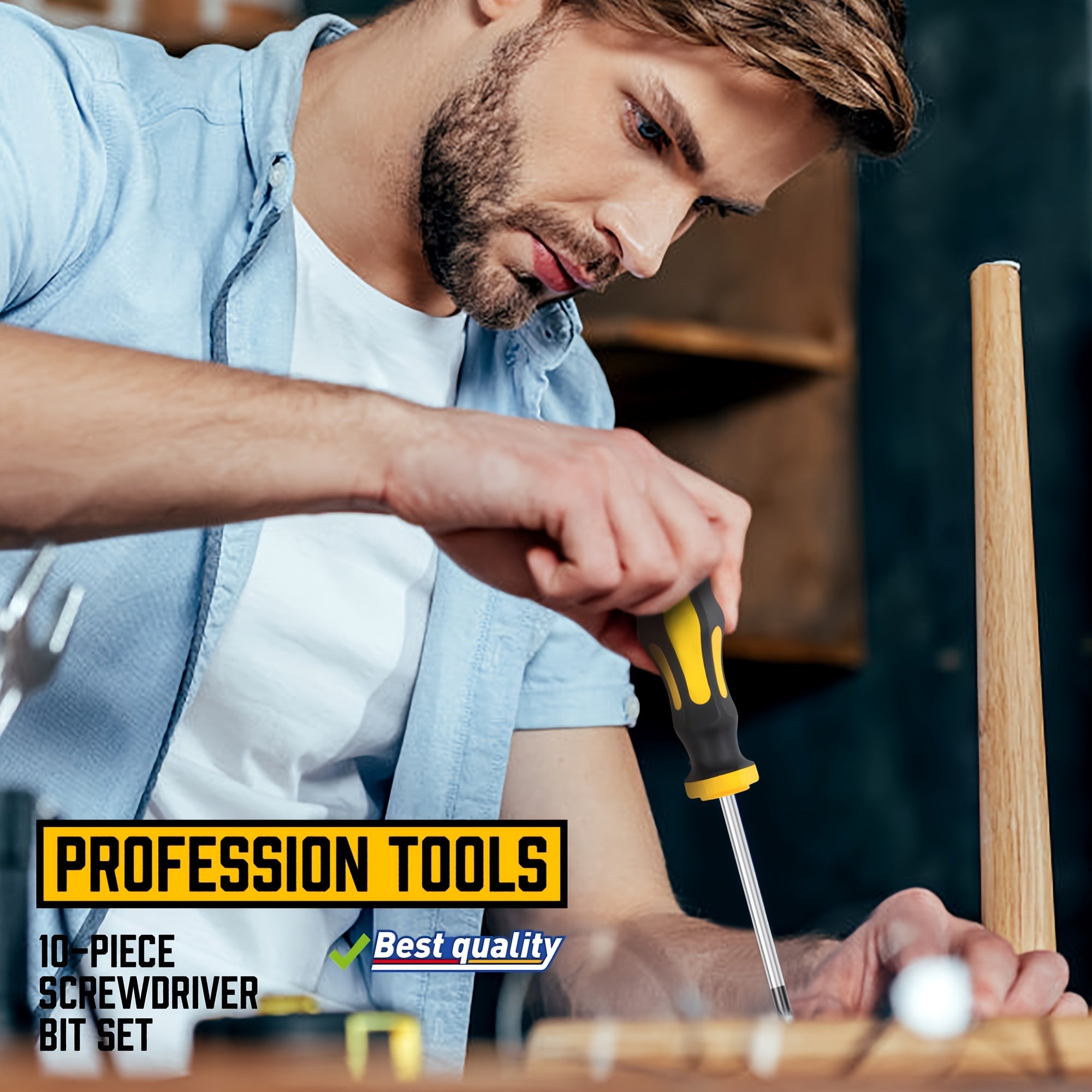 AMARTISAN ProMag — Set de 12 Destornilladores Magnéticos Profesionales