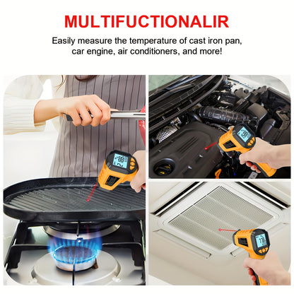 HeatScan PR — Termómetro Infrarrojo HYTAIS con Puntero Láser (Lectura Rápida, No Contacto, Pantalla Digital)