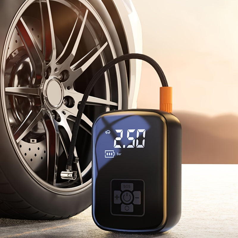 PCMOS AirPro — Compresor de Aire Portátil Inalámbrico para Auto y Moto