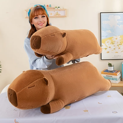 ✨ Capybara Dream — Almohada Retro de Peluche