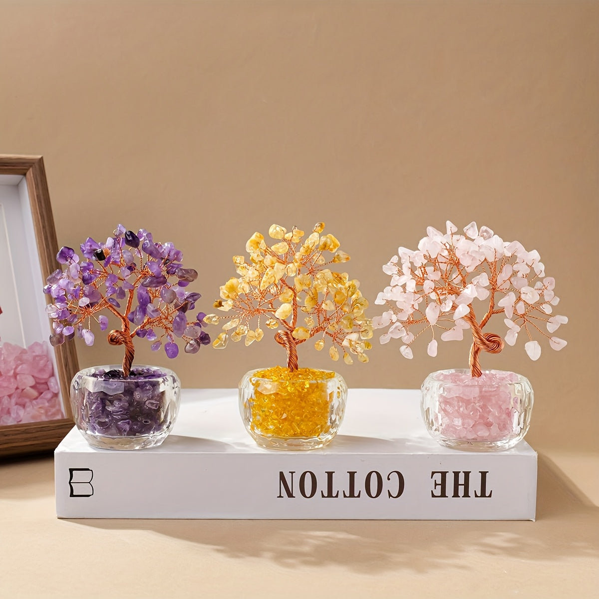 Crystal Tree of Fortune — Árbol Feng Shui de Cristal Natural RUNYANGSHI