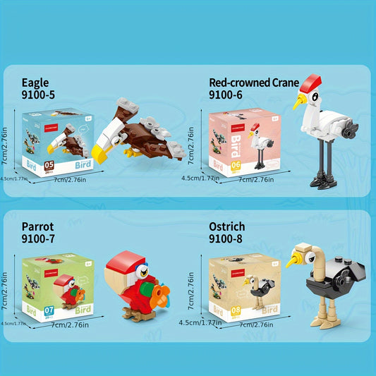 🕊️ Aves del mundo — Set de figuras 10-en-1