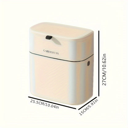 SlimBin DV — Basurero de Pared con Tapa (Montaje Horizontal, Gran Capacidad, Diseño Estilizado para Cocina, Baño y Living)