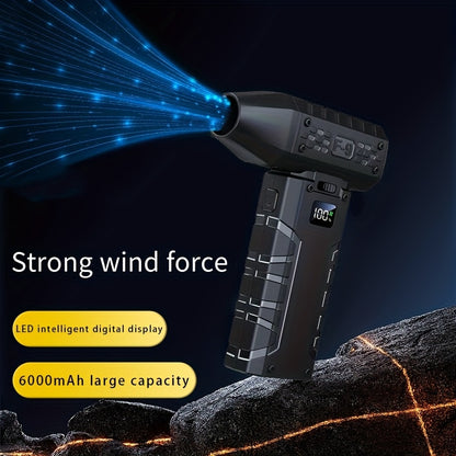 AirFlex MB — Soplador Eléctrico Inalámbrico de Alta Velocidad con 100 Niveles de Potencia (Recargable por USB, 6000 mAh)