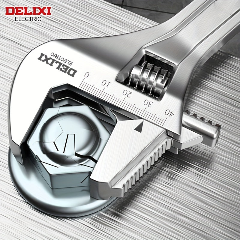 DELIXI ProGrip — Llave Ajustable Profesional 20,32 cm
