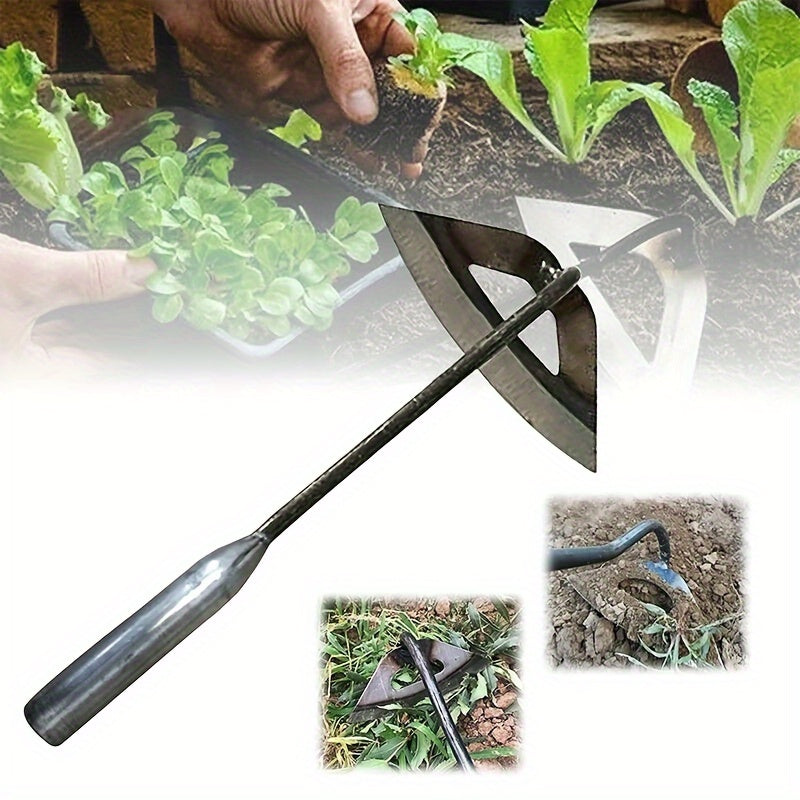 SteelRoot Pro — Azada Hueca Manual de Acero Templado para Jardinería Intensiva