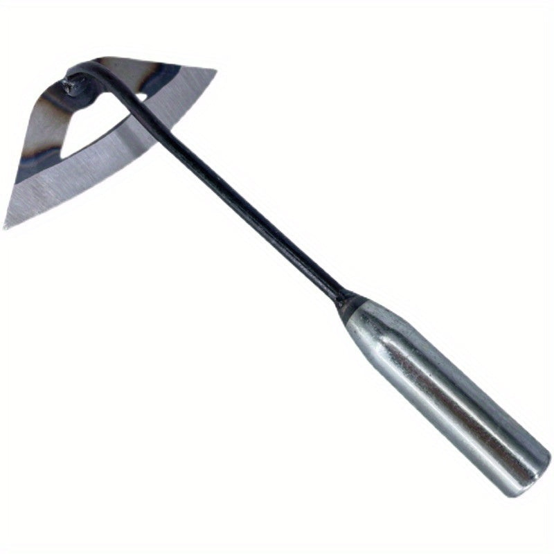 Premium All-Steel Hardened Hollow Hoe - Handheld Weeding Rake for Efficient Garden Maintenance, Durable & Rust-Resistant, Ideal for Vegetable Gardens, Garden Houses