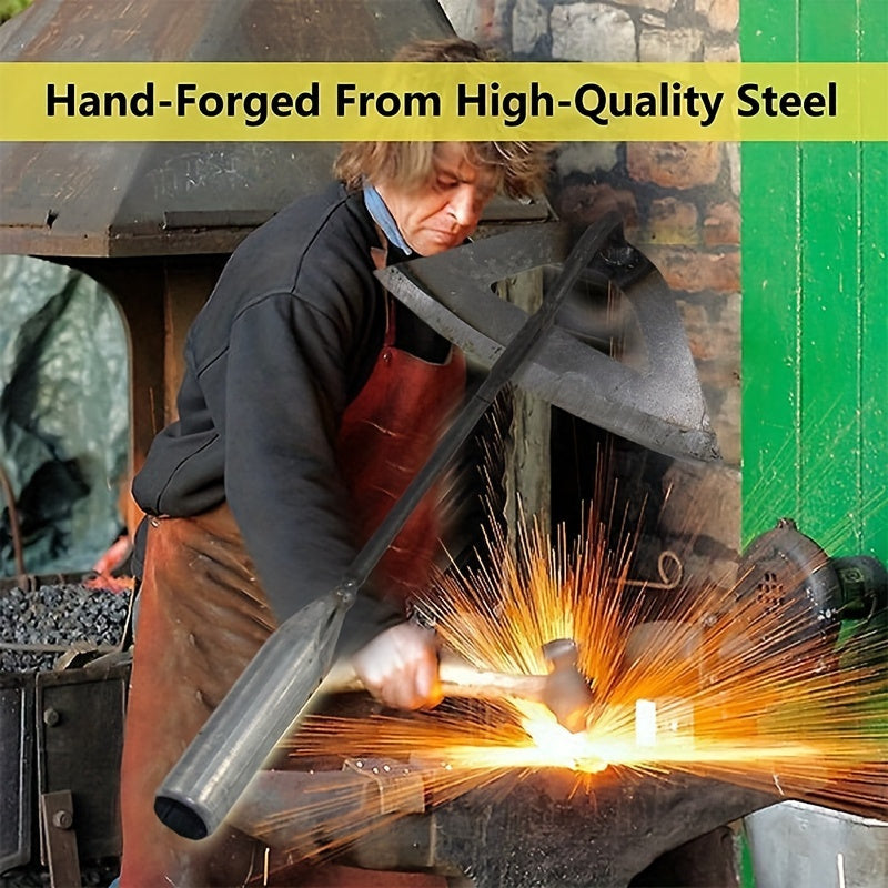 SteelRoot Pro — Azada Hueca Manual de Acero Templado para Jardinería Intensiva