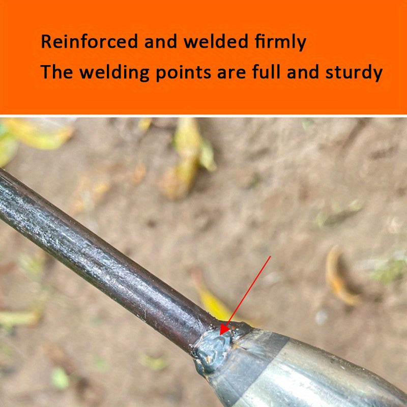 SteelRoot Pro — Azada Hueca Manual de Acero Templado para Jardinería Intensiva