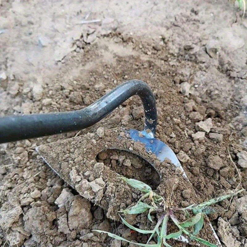 SteelRoot Pro — Azada Hueca Manual de Acero Templado para Jardinería Intensiva