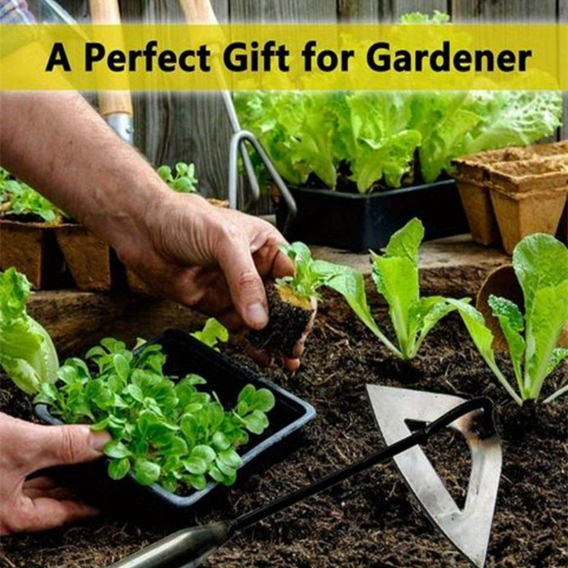 SteelRoot Pro — Azada Hueca Manual de Acero Templado para Jardinería Intensiva