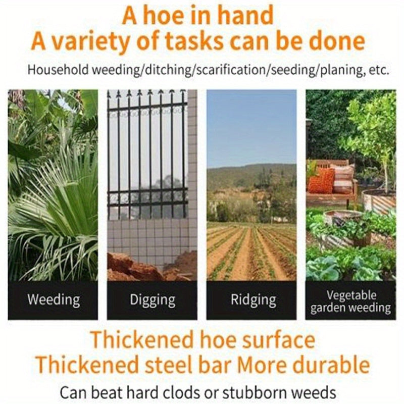 SteelRoot Pro — Azada Hueca Manual de Acero Templado para Jardinería Intensiva