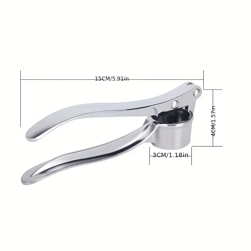 1pc of advanced garlic press - easy garlic chopper and ginger crusher, easy to clean kitchen tools, durable garlic chopper for daily cooking