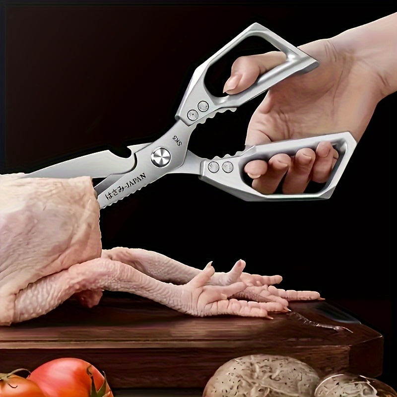 ChefCut Pro — Tijeras de Cocina Profesionales en Acero Inoxidable 420 (10 cm)