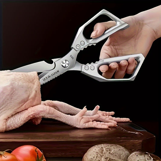 ChefCut Pro — Tijeras de Cocina Profesionales en Acero Inoxidable 420 (10 cm)