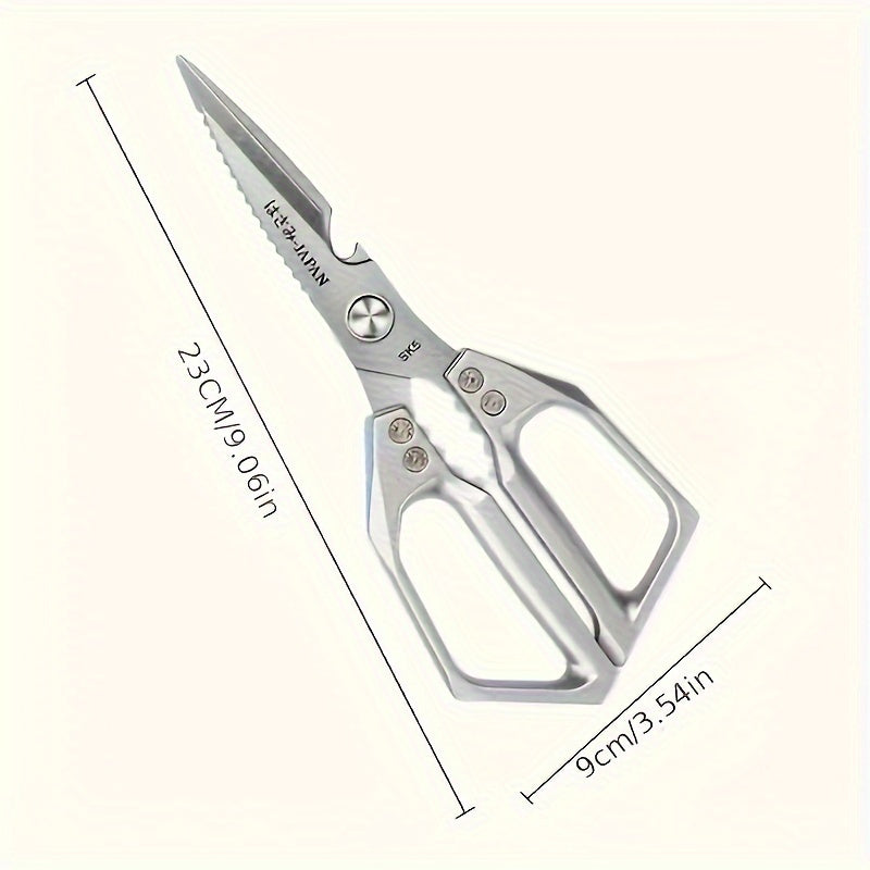 ChefCut Pro — Tijeras de Cocina Profesionales en Acero Inoxidable 420 (10 cm)
