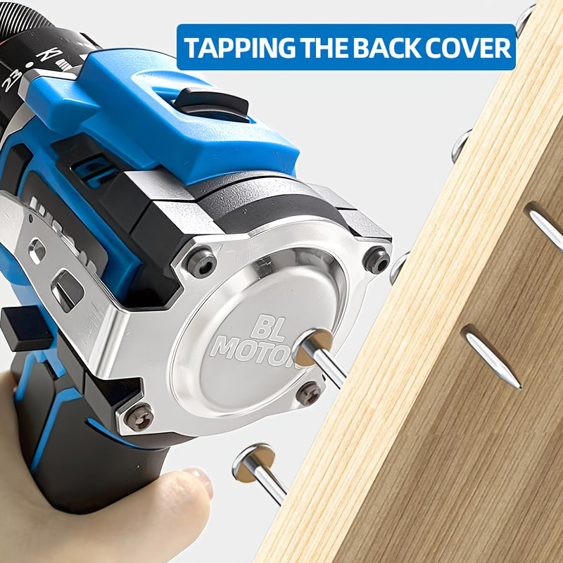 MIGOAT 410W Cordless Rechargeable Impact Drill - 10mm Chunk, 1/2 Inch, 1700rpm, 18V-20V-21V Battery, Ergonomic Handle, Durable Construction for DIY & Professional Use, Cordless Drill, Robust Tool Design, Sturdy Construction,
