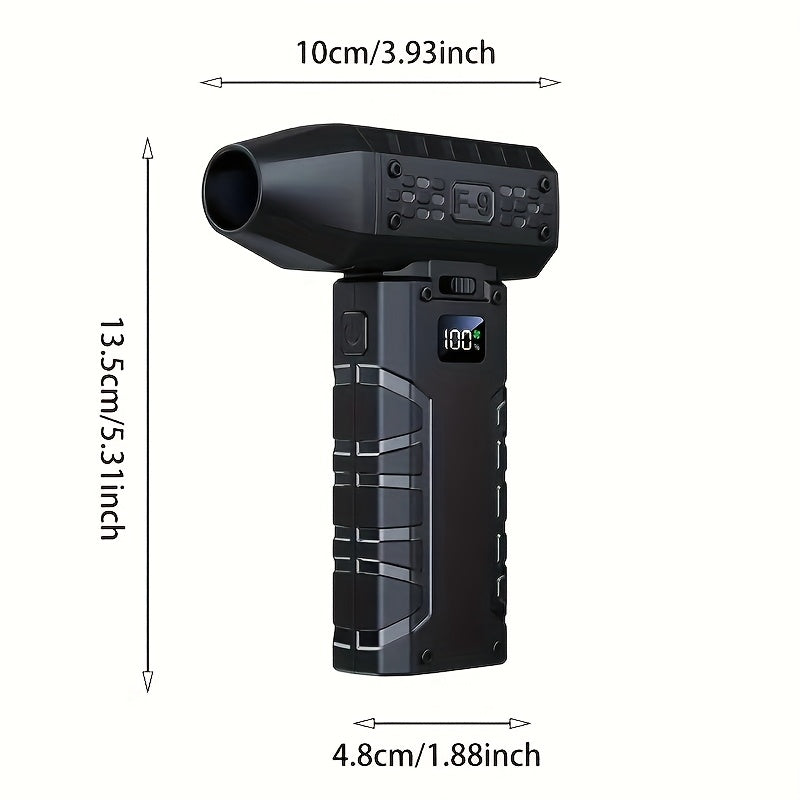 AirFlex MB — Soplador Eléctrico Inalámbrico de Alta Velocidad con 100 Niveles de Potencia (Recargable por USB, 6000 mAh)