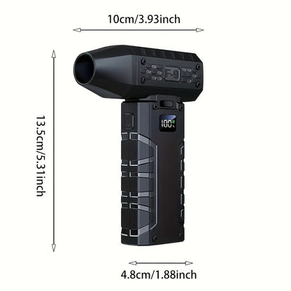 AirFlex MB — Soplador Eléctrico Inalámbrico de Alta Velocidad con 100 Niveles de Potencia (Recargable por USB, 6000 mAh)