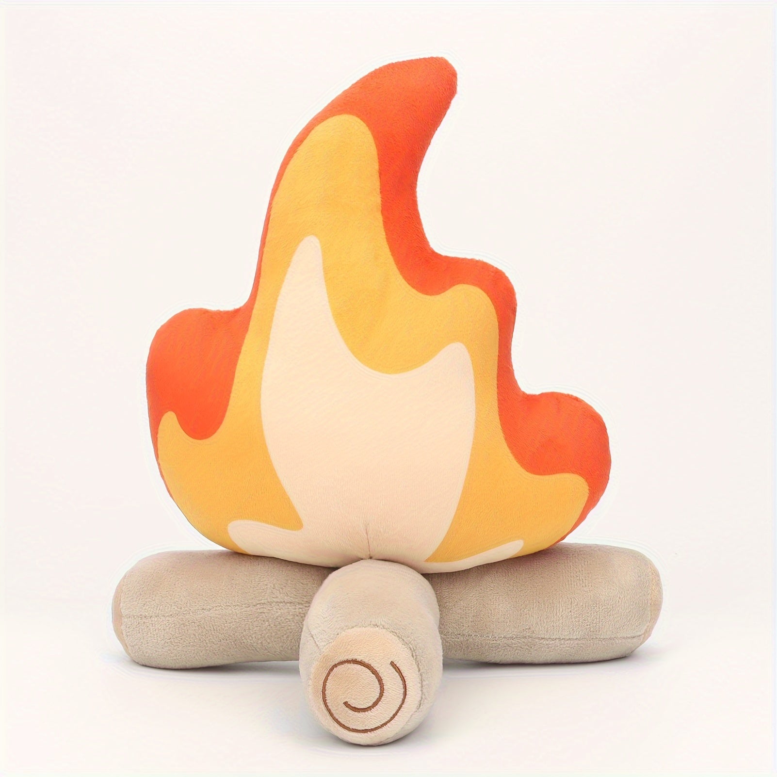 Cozy 29.97cm Bonfire Plush Toy - Soft, Cuddly Firewood Pillow for Camping & Room Decor | Perfect Gift for Family and Friends