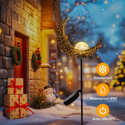 LunaSolar NX — Farol Solar Decorativo con Efecto de Luz Lunar (IP65, Recargable, 1 Unidad)