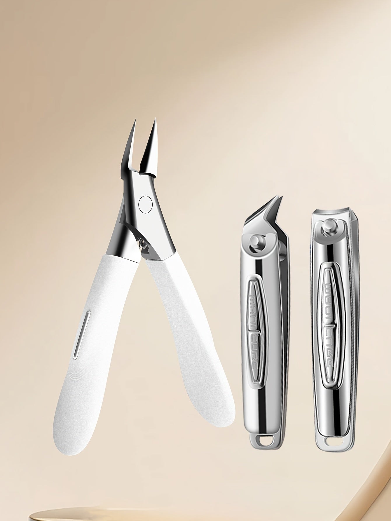 NailCraft Pro — Set de 3 Herramientas Profesionales para Manicure y Pedicure (Estilo Moderno)