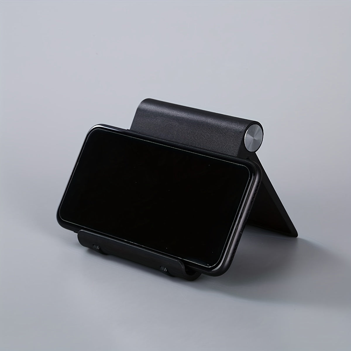 Portable Folding Phone Stand, ABS Material Desktop Holder for Smartphones and Tablets - Creative and Easy-to-Use