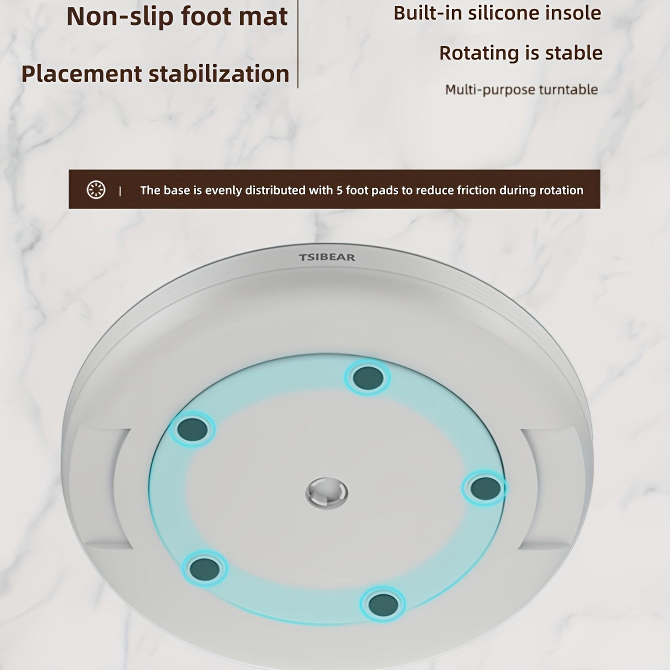 SpinShelf FT — Organizador Giratorio de Cocina 360° con Estantes Deslizantes (Plástico Blanco, Compacto y Multifuncional)