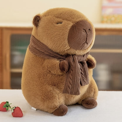 CozyCapy — Peluche de Carpincho con Bufanda