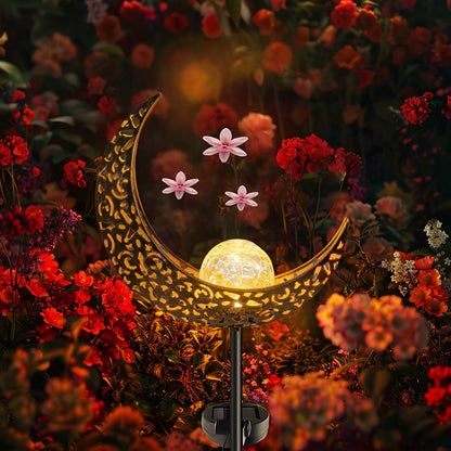 LunaSolar NX — Farol Solar Decorativo con Efecto de Luz Lunar (IP65, Recargable, 1 Unidad)