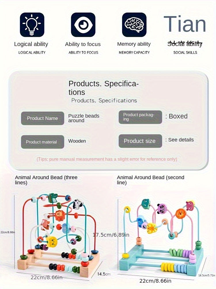 Magic Forest — Laberinto de Cuentas de Madera