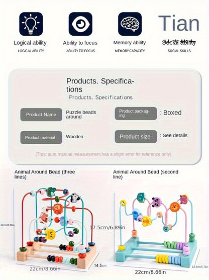 Magic Forest — Laberinto de Cuentas de Madera