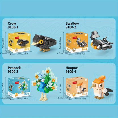 🕊️ Aves del mundo — Set de figuras 10-en-1