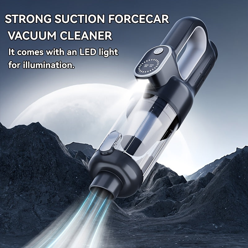 Suitu Car Vacuum Cleaner with Super Powerful Suction, Rechargeable Handheld Large Power Cordless Vacuum Suitable for Home and Auto Use